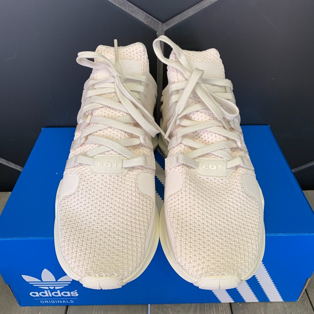 Adidas EQT Support ADV J Off White Beige Size 5.5 - Picture 3 of 6